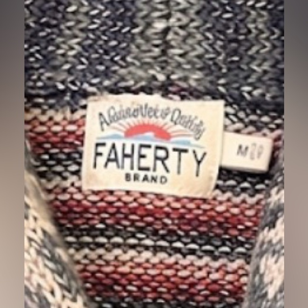Faherty Men’s Thunderbird Serape Jacquard
Button Cardigan - Medium - EUC - Picture 10 of 14